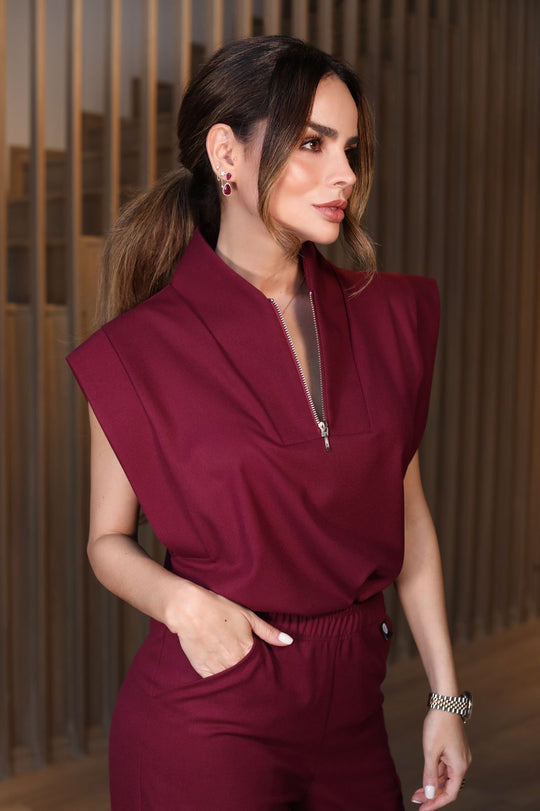 Filipina Kate Burgundy
